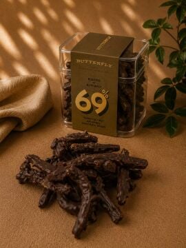 %69 Nikaragua Çikolata Kaplı Pirinç Fındıklı Portakal Çubuk