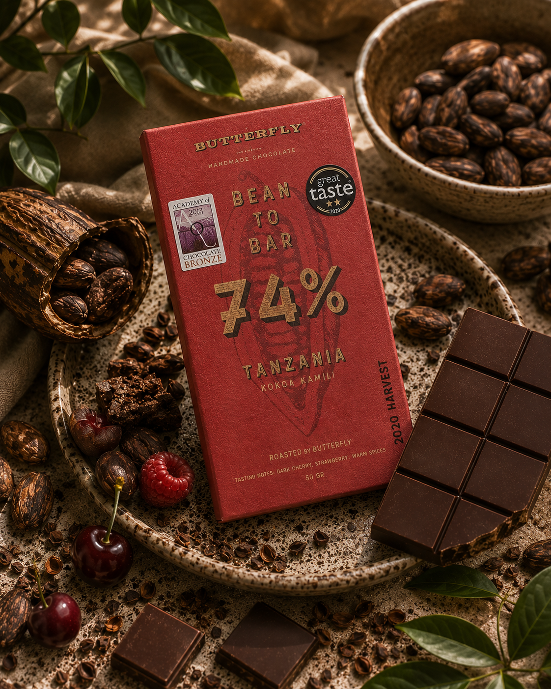 Bean to Bar %74 Tanzanya- Tablet Çikolata