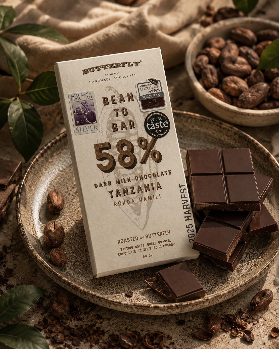 Bean to Bar %58 Tanzanya- Tablet Çikolata
